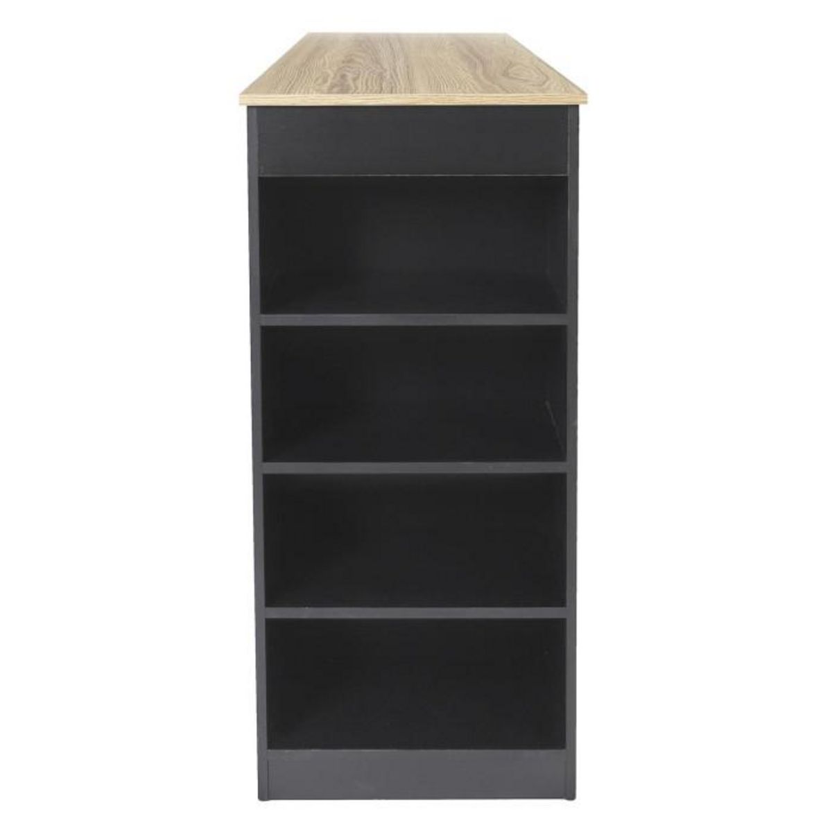 Paris Prix Table de Bar Design 4 Niveaux  Cheers  115cm Noir