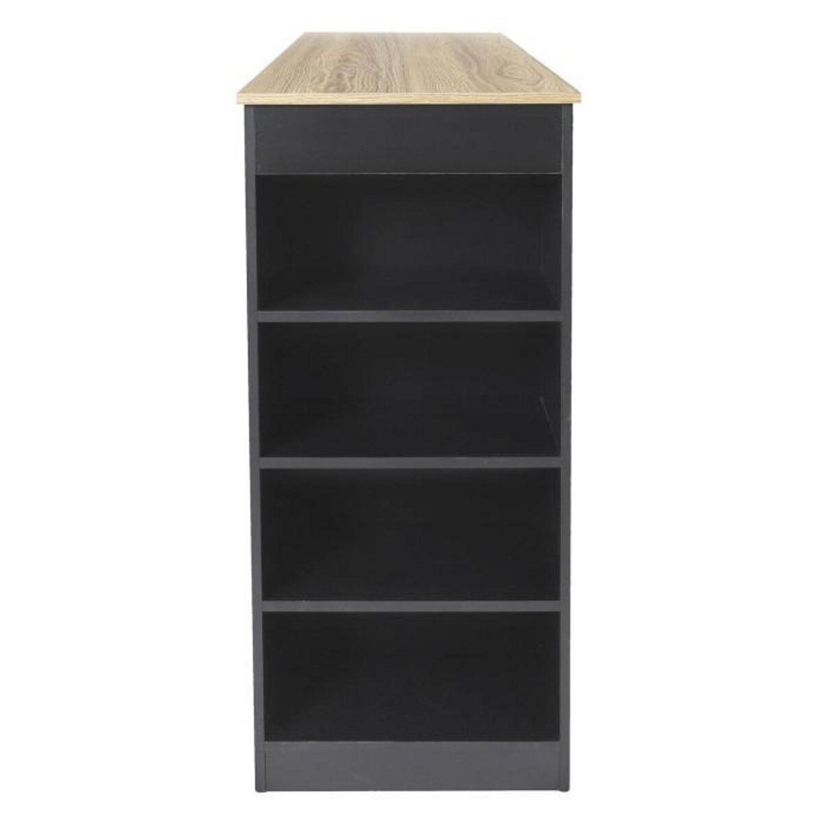 Paris Prix Table de Bar Design 4 Niveaux  Cheers  115cm Noir