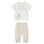Voir la diapositive 1 : Petit Béguin Ensemble bébé t-shirt et pantalon en gaze de coton Eden