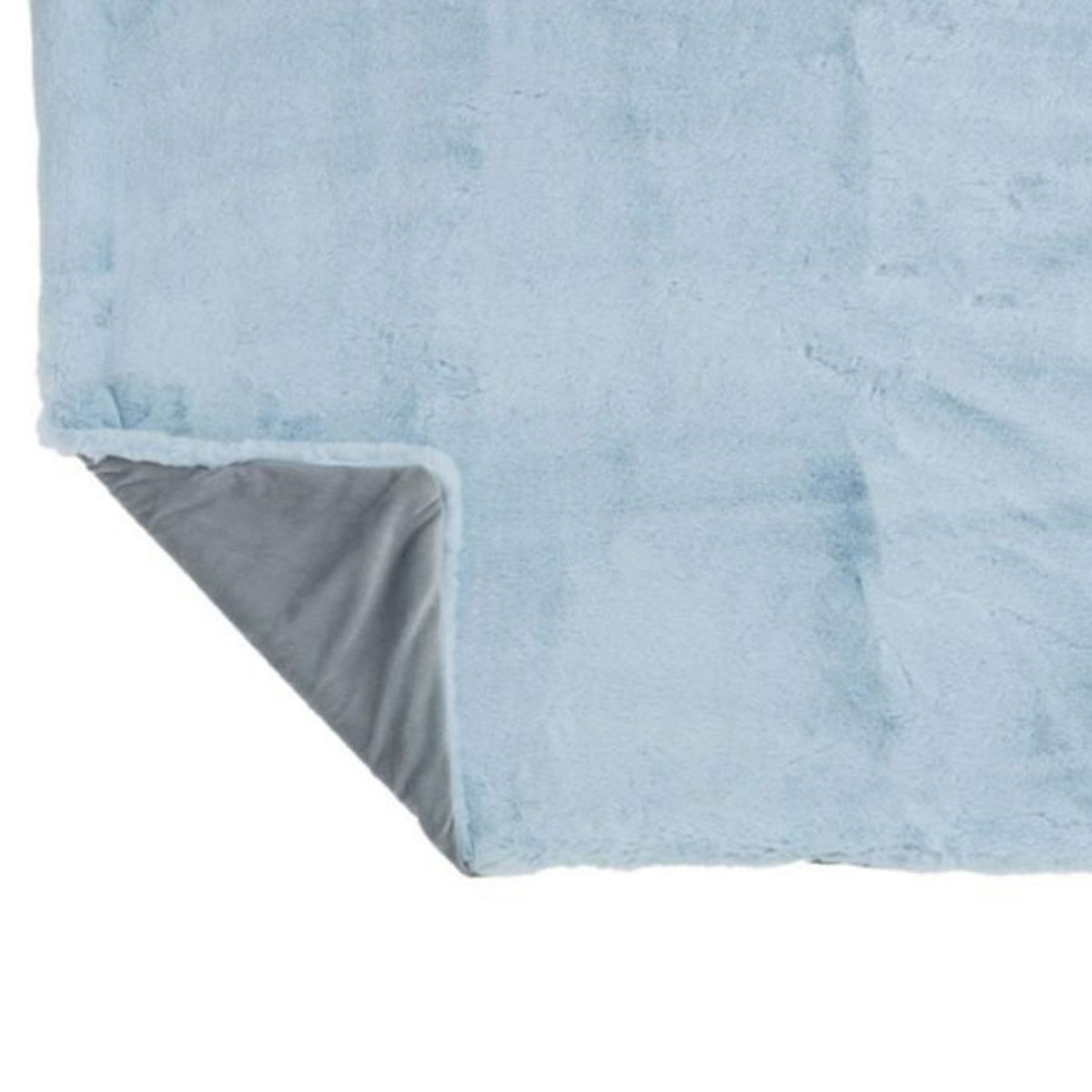 Paris Prix Plaid Imitation Fourrure  Cutie  130x180cm Bleu