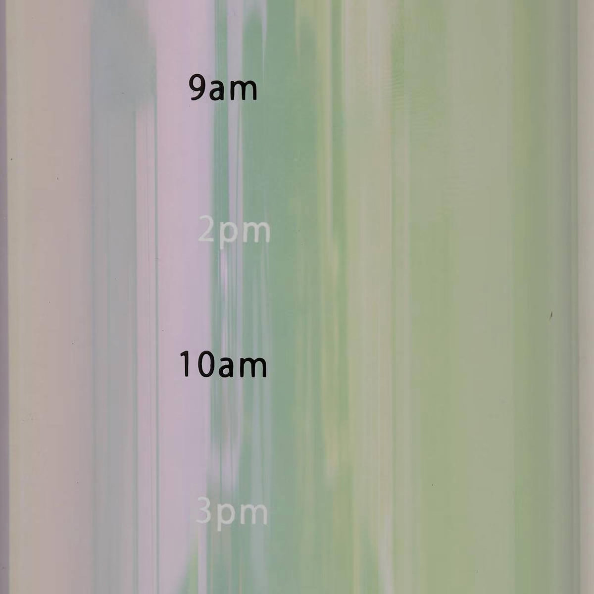 FIVE Bouteille Graduée en Verre  Irisée  660ml Transparent
