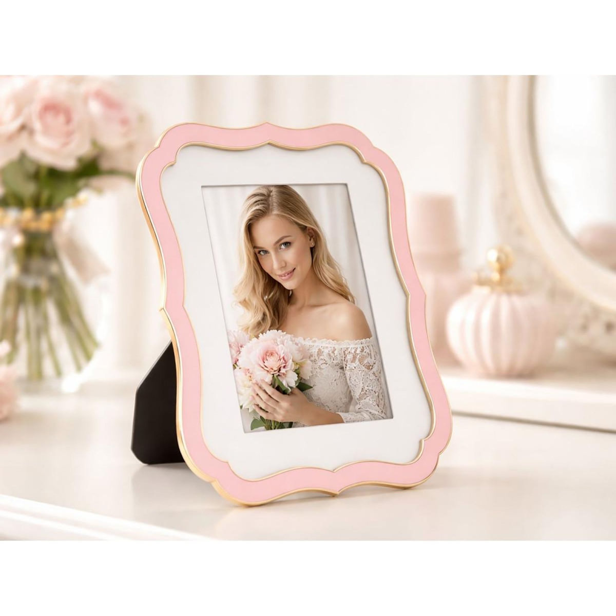 Paris Prix Cadre Photo Déco  Margot  15x20cm Rose