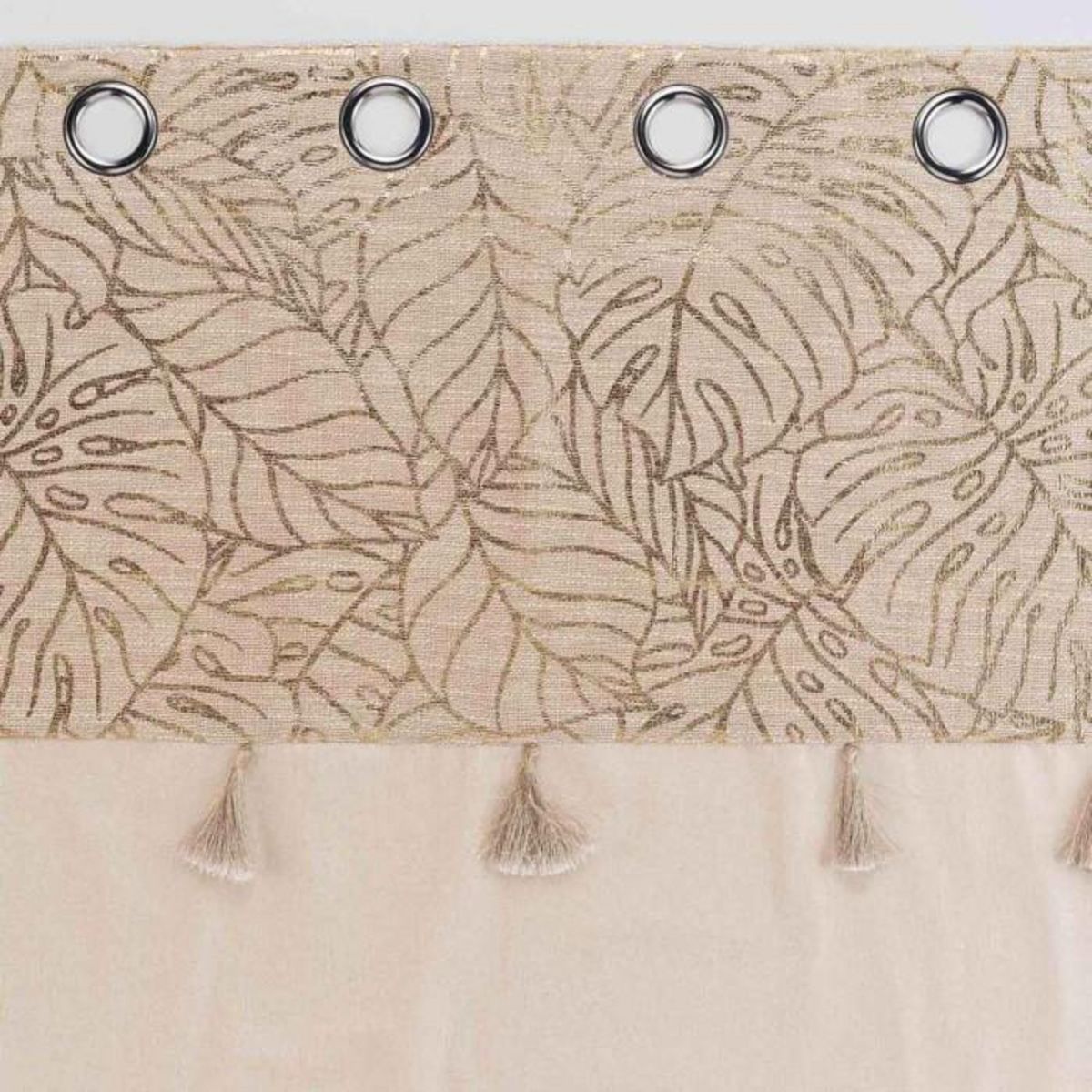 Paris Prix Rideau à Œillets  Solea  140x240cm Or