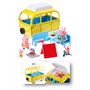 Voir la diapositive 3 : GIOCHI PREZIOSI Camping car avec tente et 4 personnages - Peppa Pig