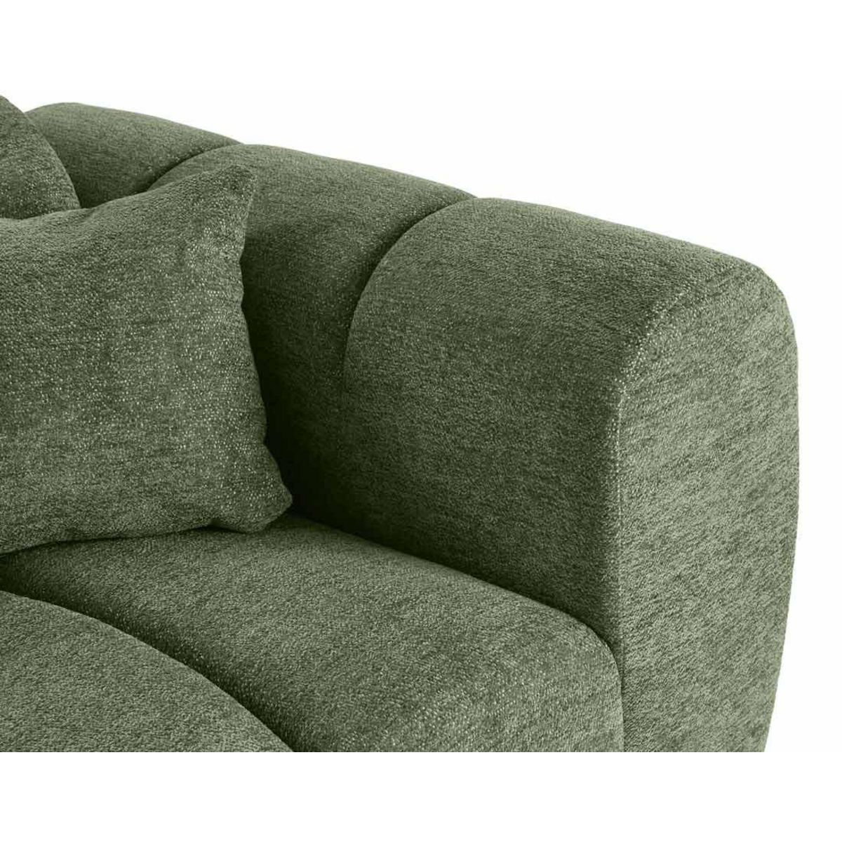 LISA DESIGN Curtis - canapé d'angle gauche 4 places en tissu texturé