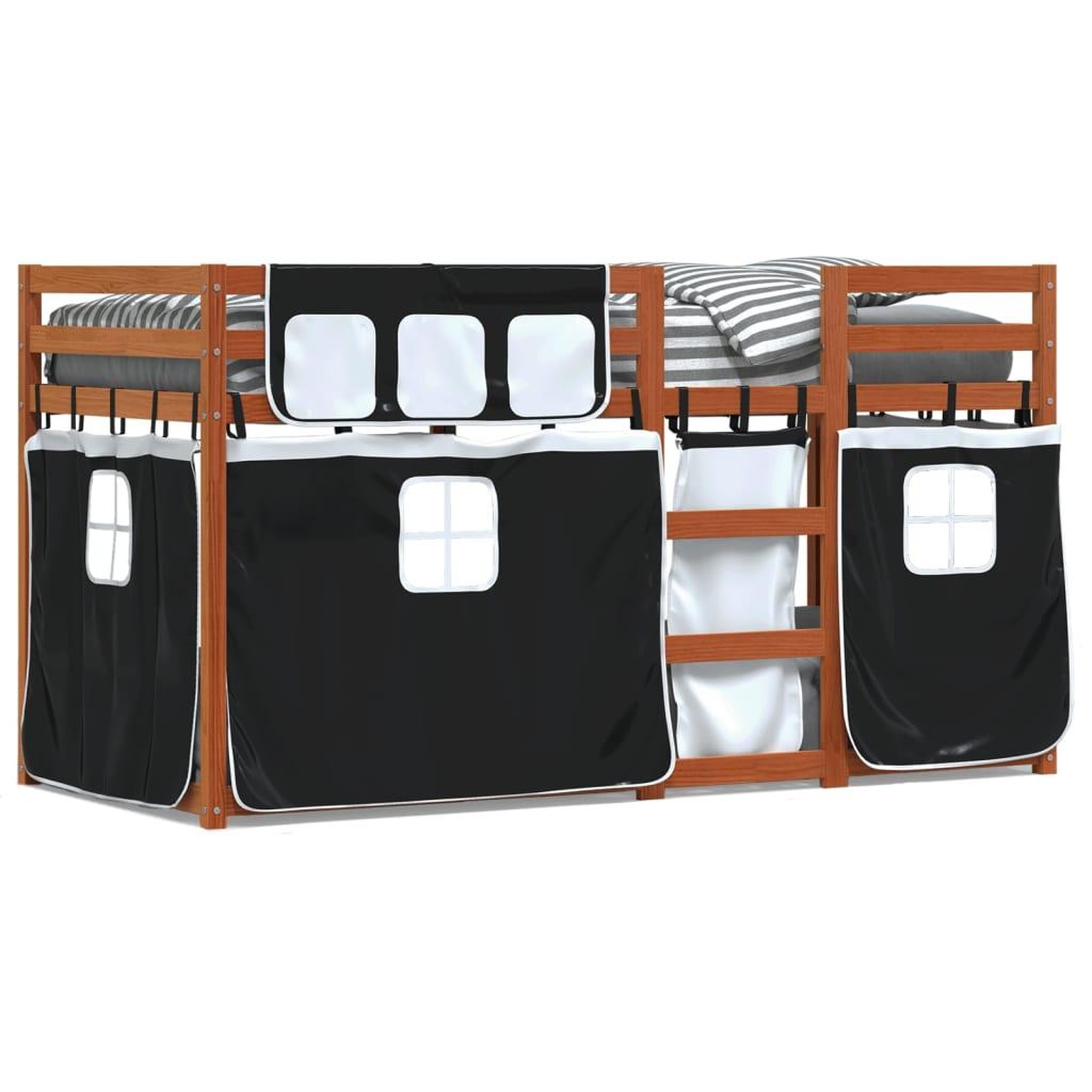 Voir la diapositive 2 : VIDAXL Lit superpose sans matelas 90x200 cm bois de pin massif