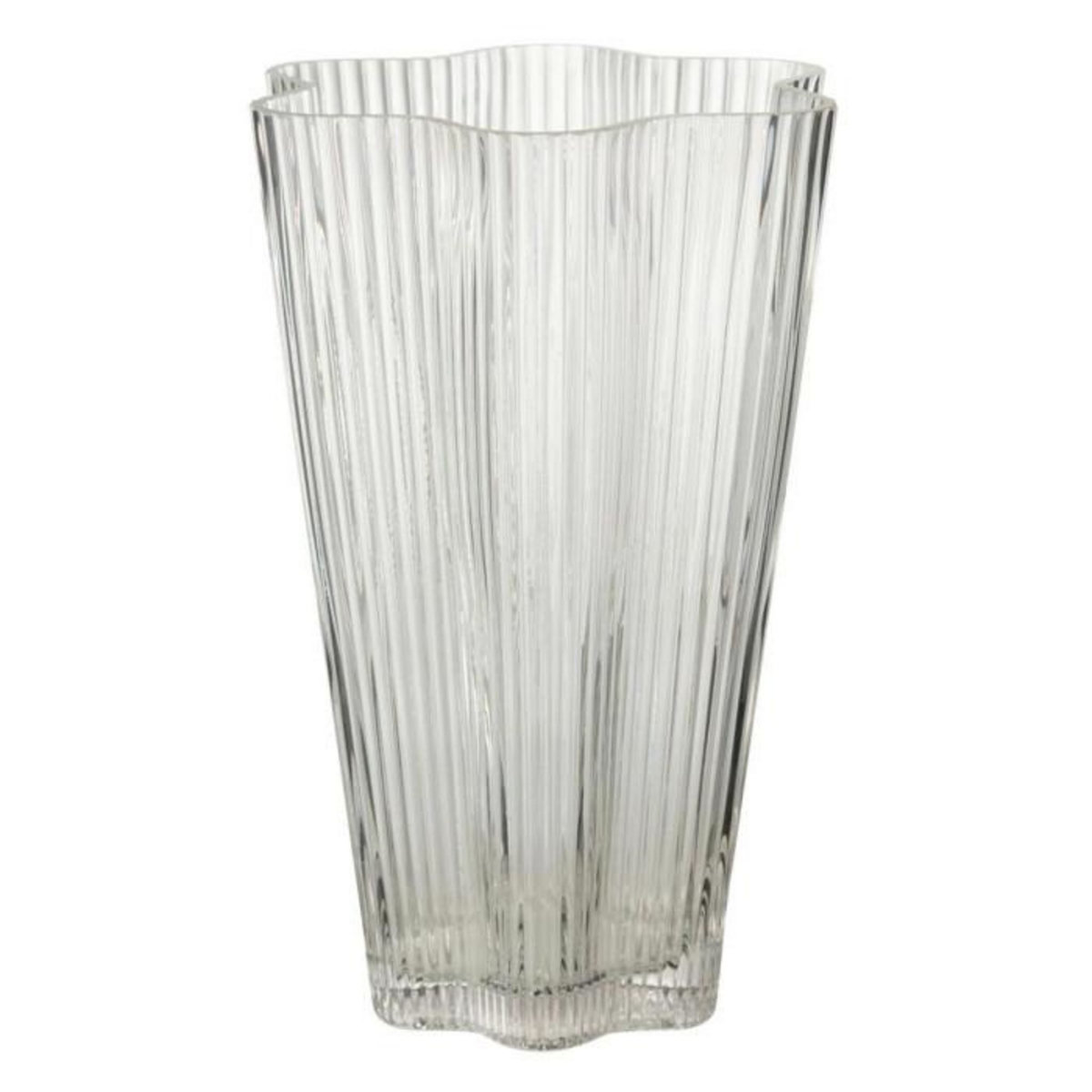 Paris Prix Vase Design en Verre  Clara  26cm Transparent