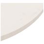 Voir la diapositive 4 : VIDAXL Dessus de table Blanc Ø90x2,5 cm Bois de pin massif