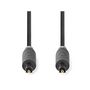 Voir la diapositive 2 : NEDIS Câble audio optique | TosLink Male | TosLink Male | 5.0 m | Rond | PVC NEDIS - CABW25000AT50