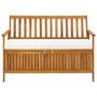 Voir la diapositive 2 : VIDAXL Banc de rangement de jardin Bois d'acacia solide 120x63x84 cm