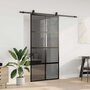 Voir la diapositive 3 : VIDAXL Porte coulissante avec kit de quincaillerie noir 102,5x205 cm