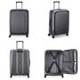 Voir la diapositive 3 : Delsey Valise rigide Securitime Zip TSA polycarbonate 66cm