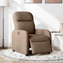 Voir la diapositive 2 : VIDAXL Fauteuil inclinable electrique Marron Tissu