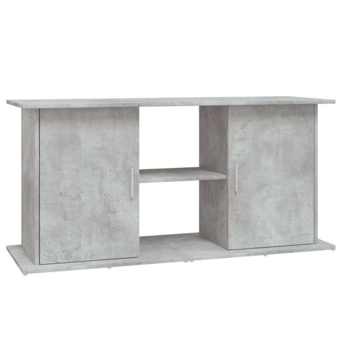 VIDAXL Support pour aquarium gris béton 121x41x58 cm bois d ingénierie