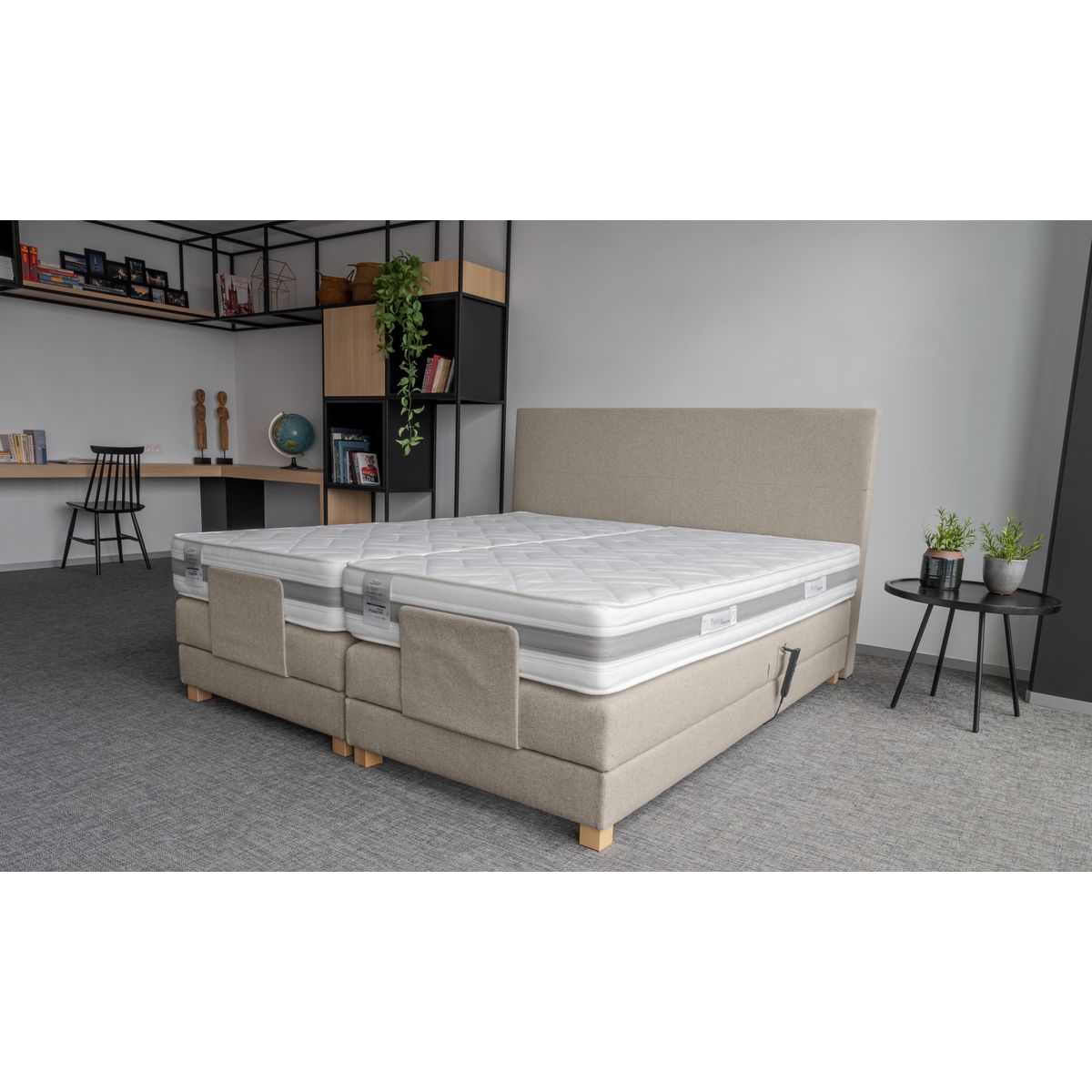 PRESTIGE Collection Ensemble complet Boxspring avec sommiers électriques 180x200 cm CONFORT HOTEL