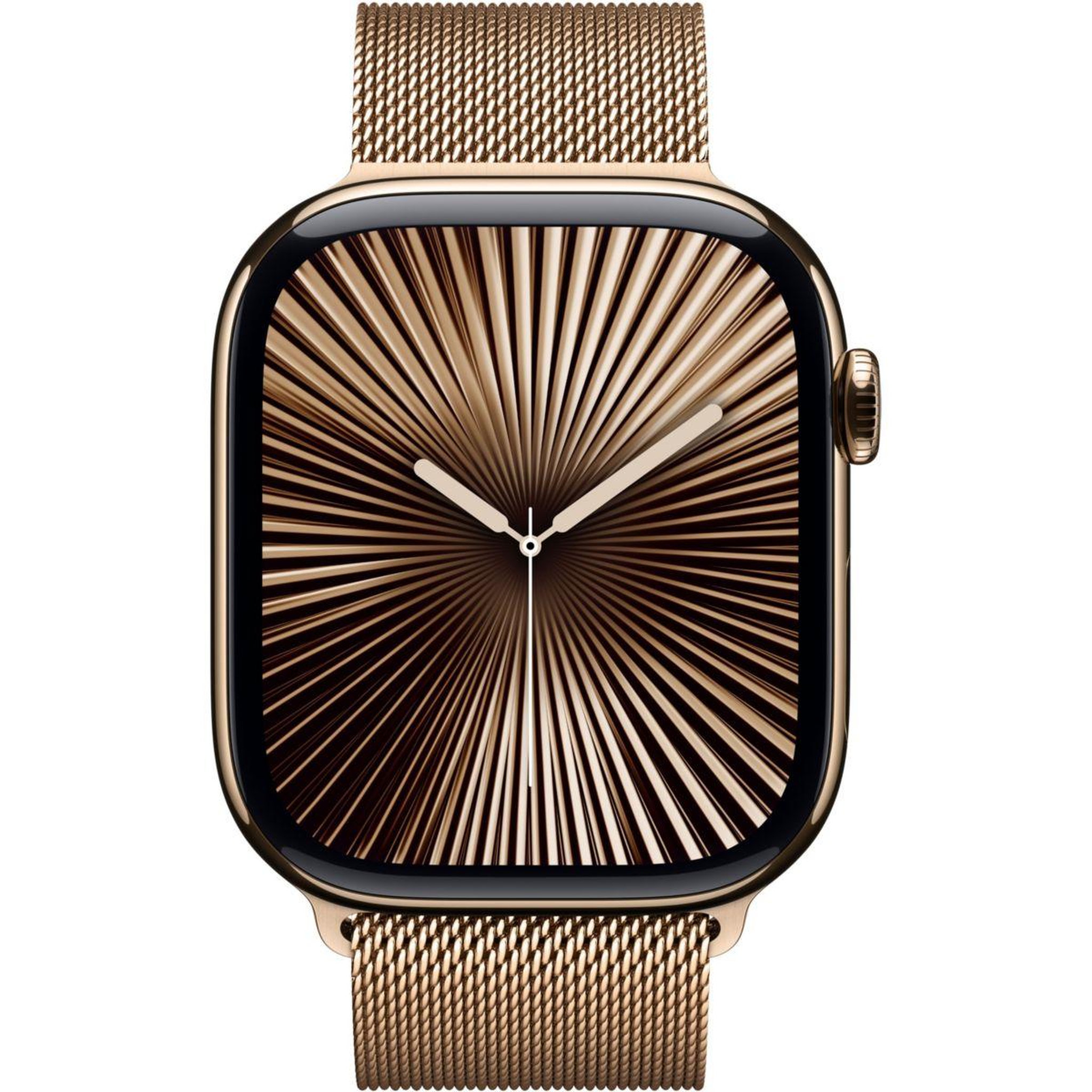 Voir la diapositive 2 : APPLE Montre connectée Serie 10 46mm Titane Or S/M Cellular