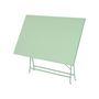 Voir la diapositive 2 : SWEEEK Table de jardin bistrot pliable - Emilia rectangle - Table rectangle 110x70cm en acier thermolaqué