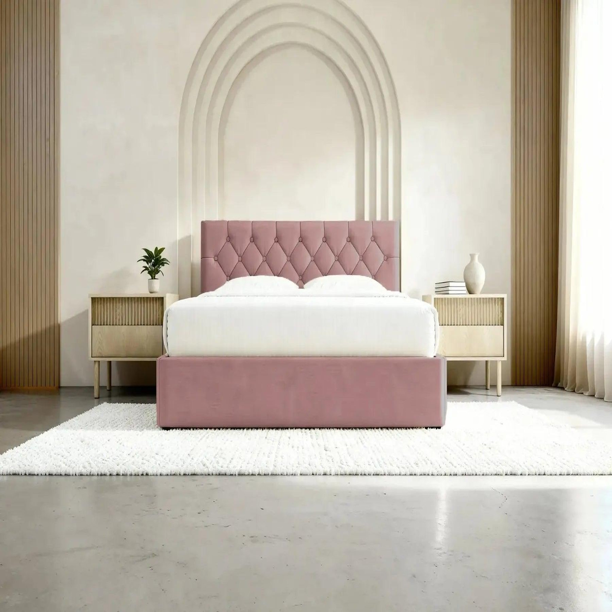 Voir la diapositive 5 : CASANOVA PARIS Emile - lit coffre tissu velours