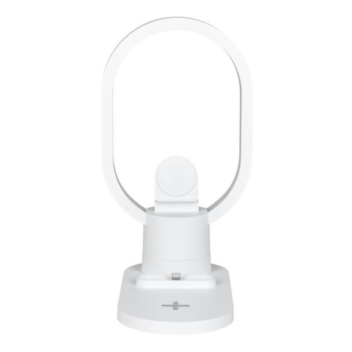 Paris Prix Lampe LED & Support de Charge  3 en 1  20cm Blanc