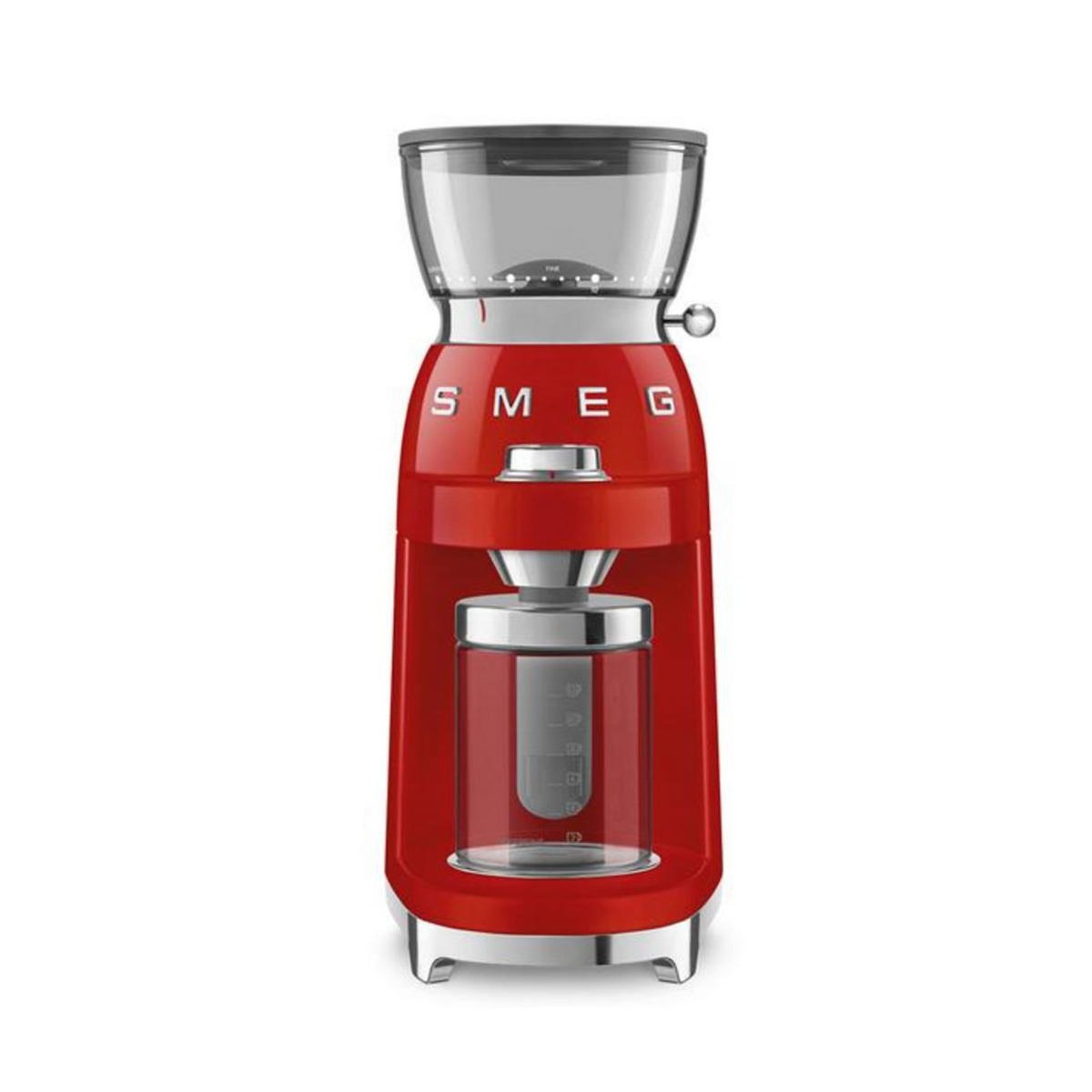 SMEG Moulin à café 240g 150w rouge - CGF03RDEU
