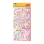  Scène à décorer pour enfants - Princesse & Licornes - Stickers Puffies