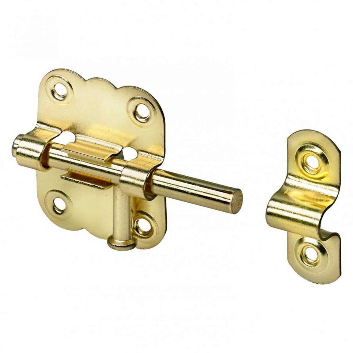 CENTRALE BRICO Verrou à poussoir acier HETTICH, L.33 x l.35 mm