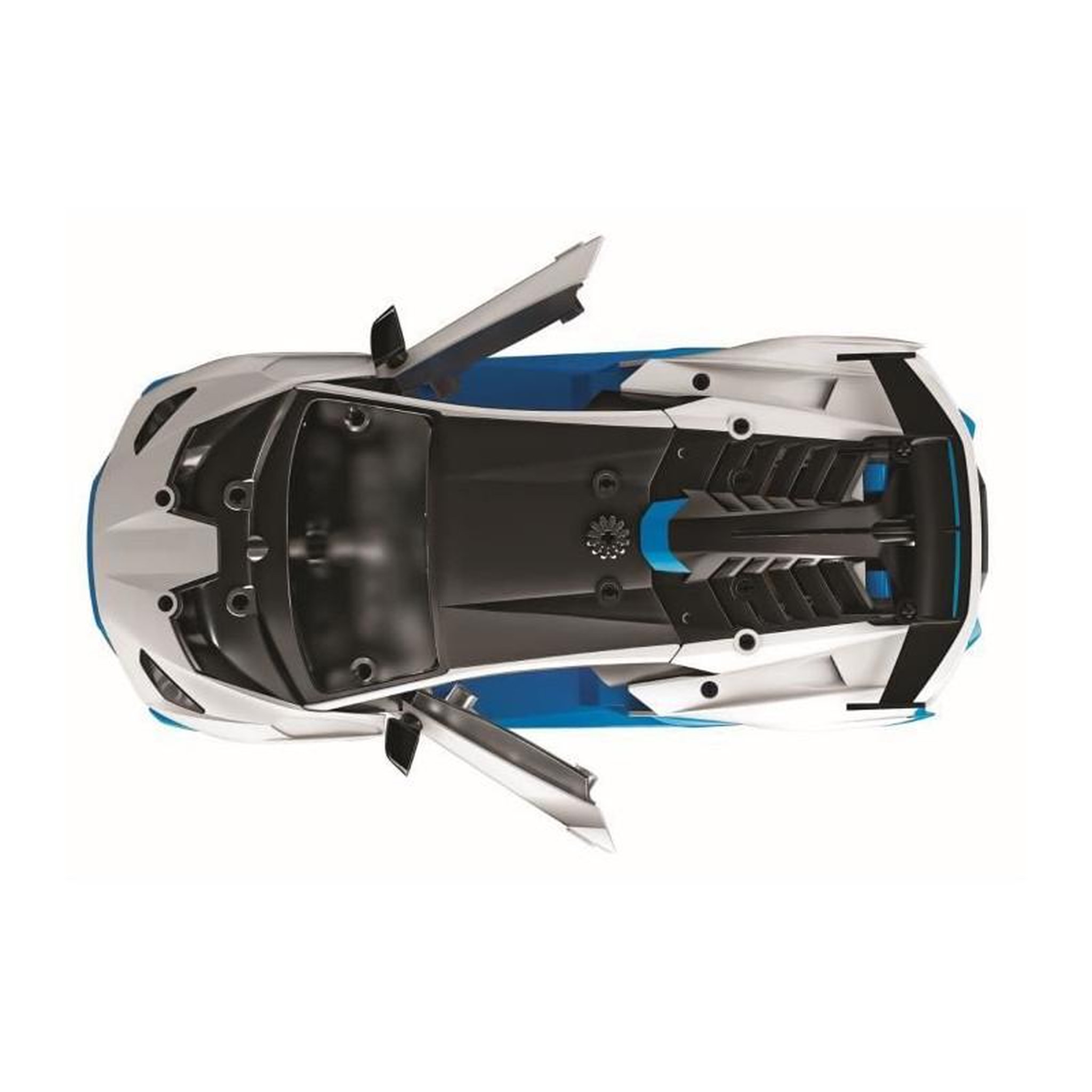 Voir la diapositive 3 : CLEMENTONI CLEMENTONI - Lamborghini Huracan STO a construire - Roues orientables - Manuel illustré et application pour visualisation 3D -