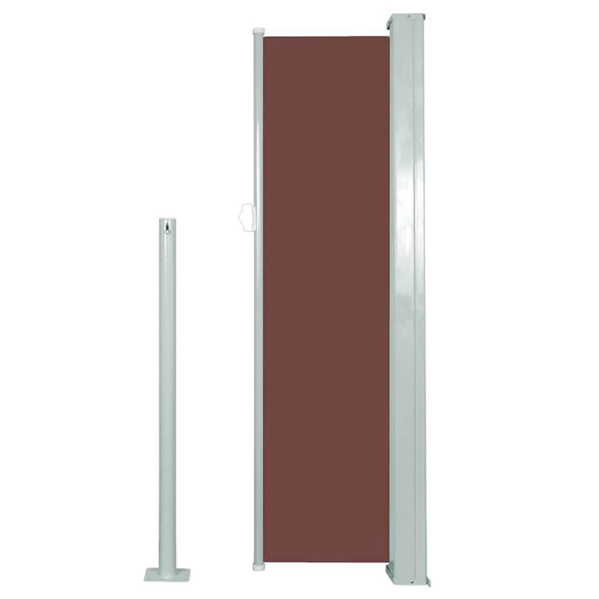 VIDAXL Auvent lateral retractable 120 x 300 cm Marron