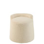 Voir la diapositive 2 : Paris Prix Pouf Design Bouclette  Teddy  40cm Beige