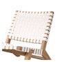 Voir la diapositive 6 : Rendez vous déco Fauteuil de jardin en teck et sangles en tissu blanc-Tao