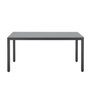 Voir la diapositive 5 : MARKET24 Ensemble repas de jardin : Table 160 cm + 6 chaises - Structure en aluminium - Gris anthracite