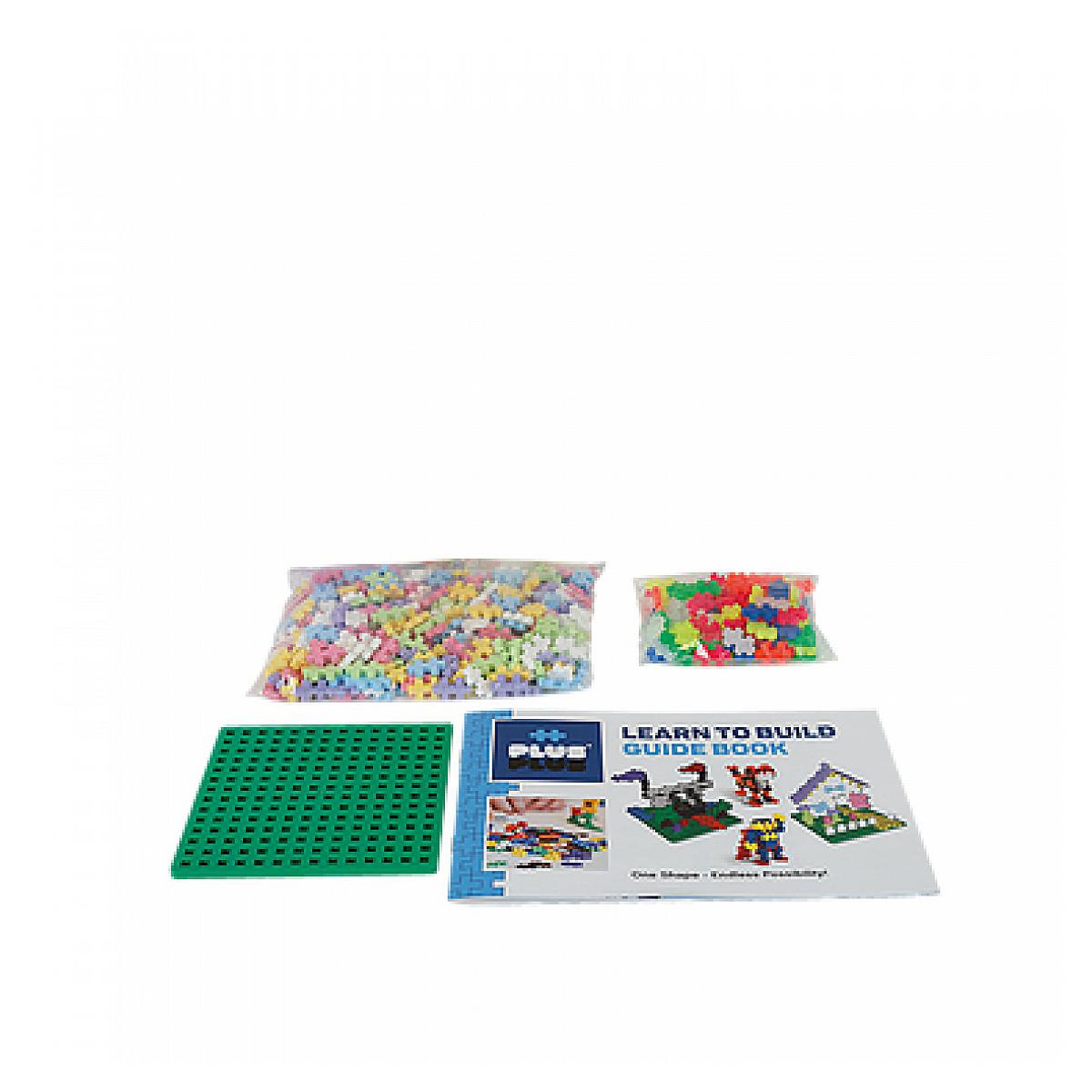 Voir la diapositive 3 : PlusPlus Kit decouverte pastel 600 pcs