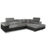 Paris Prix Canapé Convertible d'Angle Droit  Toms  275cm Gris