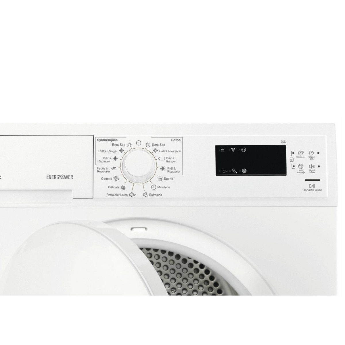 ELECTROLUX Sèche-linge porte pleine EDH3673PDS, 7 Kg, Condensation, Pompe à chaleur