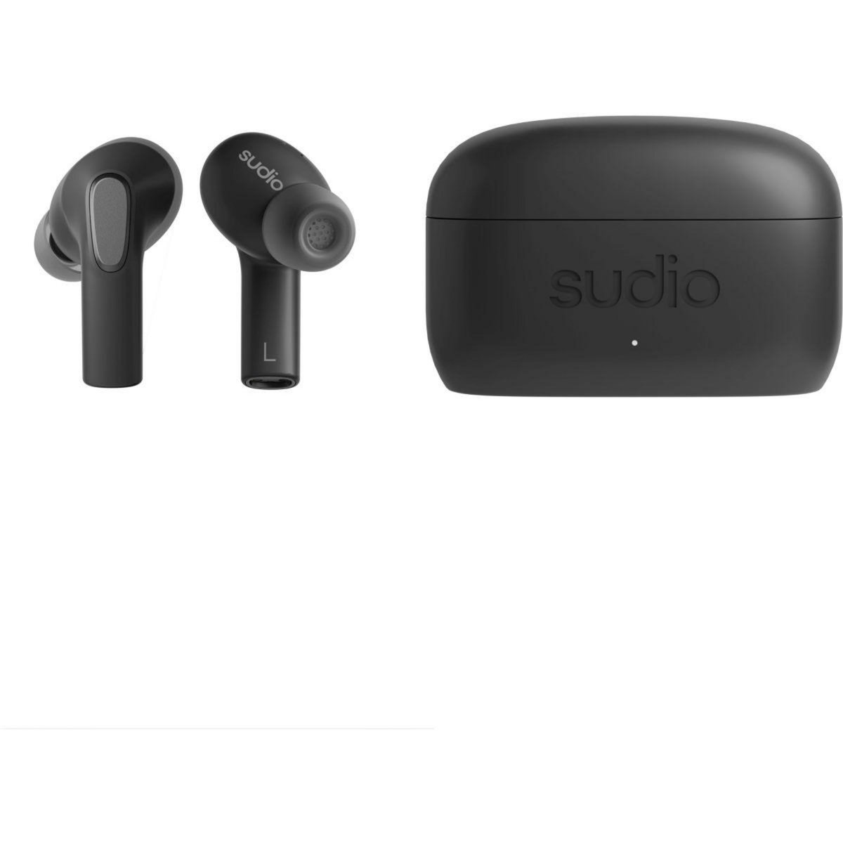 SUDIO Ecouteurs E3 Noir