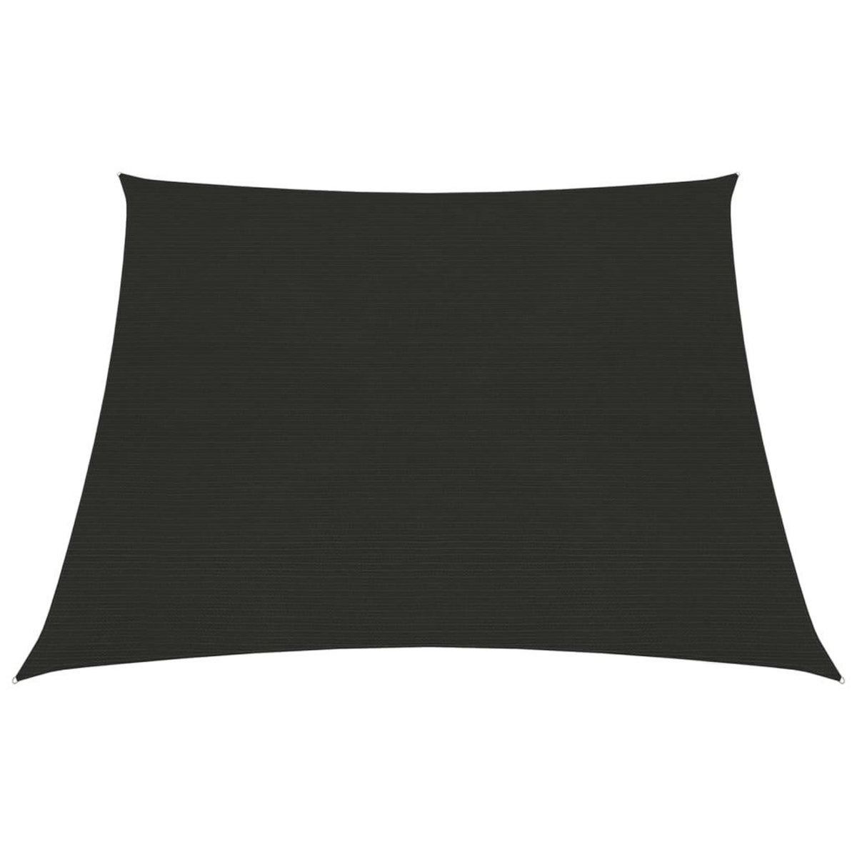 VIDAXL Voile d'ombrage 160 g/m^2 Noir 3/4x2 m PEHD