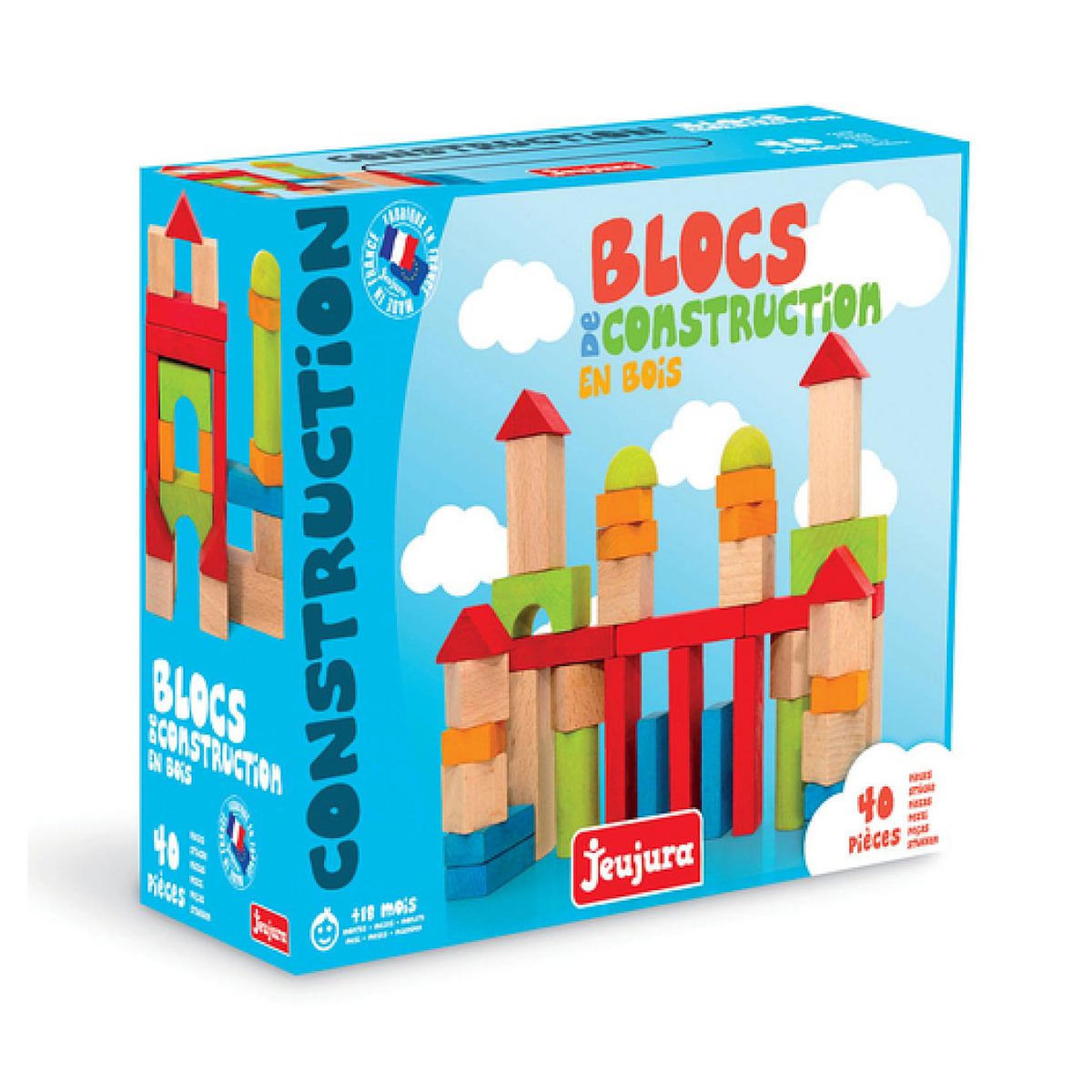 JeuJura - Blocs de construction - 40 pieces