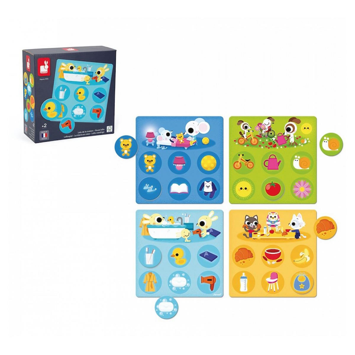 Juratoys-Janod Mon Loto de la maison Janod