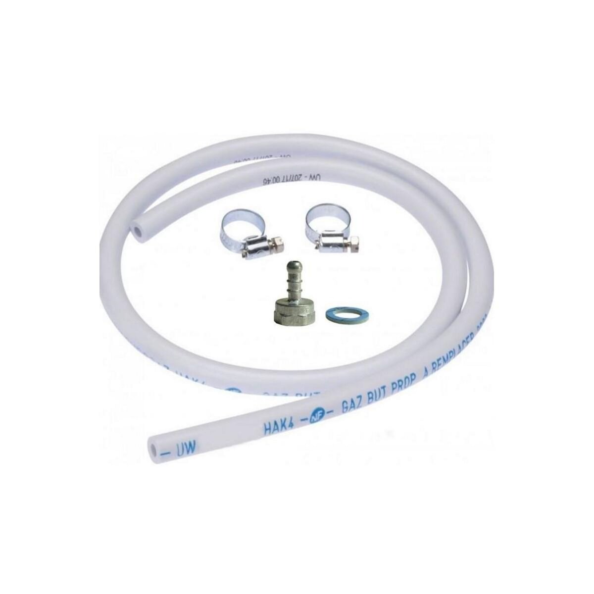 INTEC Rechaud gaz 9,8KW en fonte véritable sur 4 pieds 3 robinets + Tuyau gaz flexible 1.50m INTEC