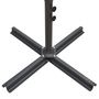 Voir la diapositive 5 : VIDAXL Parasol double avec mat en acier 250 x 250 cm Vert