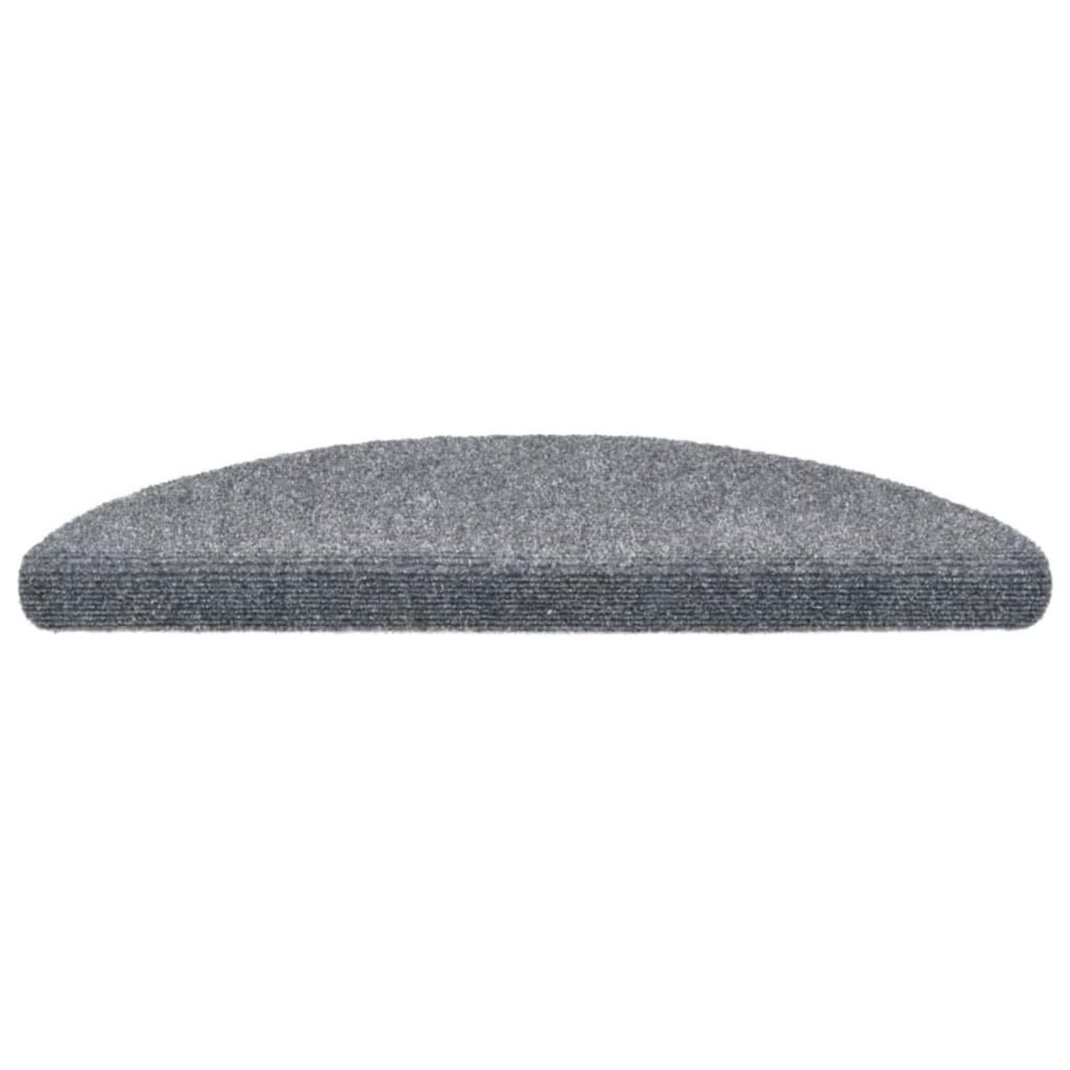 VIDAXL Tapis autoadhesifs de marches 5 pcs Gris clair 56x17x3 cm