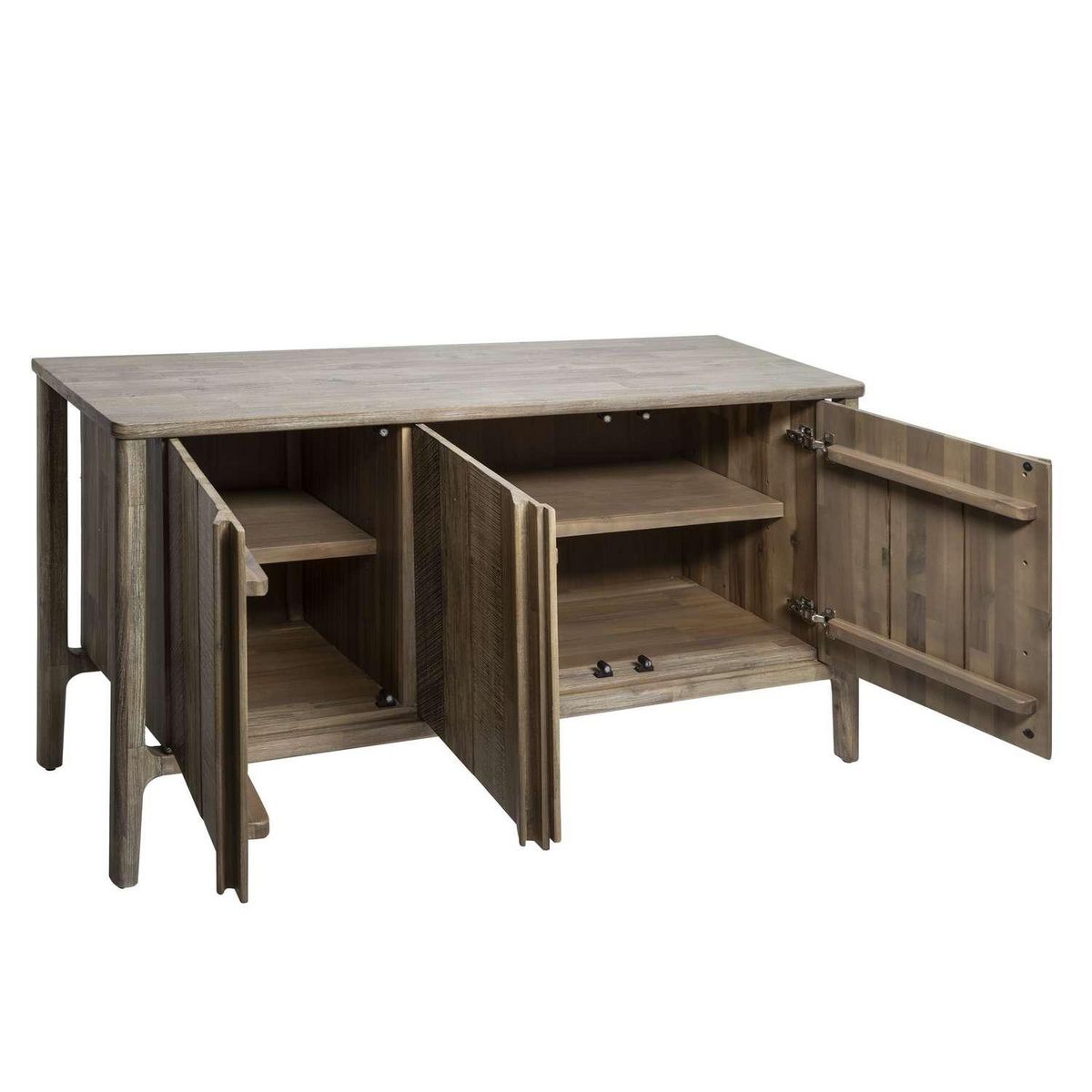 ATMOSPHERA Buffet 3 portes en bois BANILA - Beige