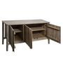 Voir la diapositive 3 : ATMOSPHERA Buffet 3 portes en bois BANILA - Beige