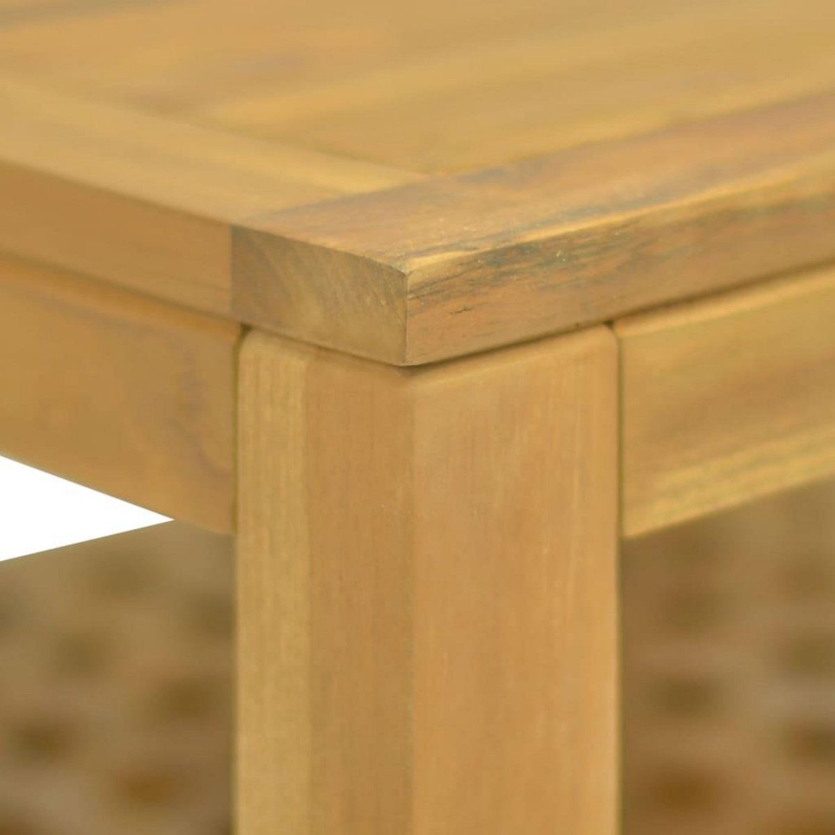 VIDAXL Table basse 60x60x40 cm Bois massif de teck