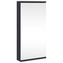 Voir la diapositive 2 : VIDAXL Armoire de bain a miroir d'angle gris 30x24x60 cm