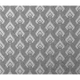 HABITABLE Crédence adhésive en aluminium Art Décoration - L. 70 x l. 40 cm - Noir