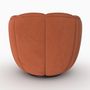 Voir la diapositive 6 : Rendez vous déco Fauteuil pivotant en velours vert - Ysé