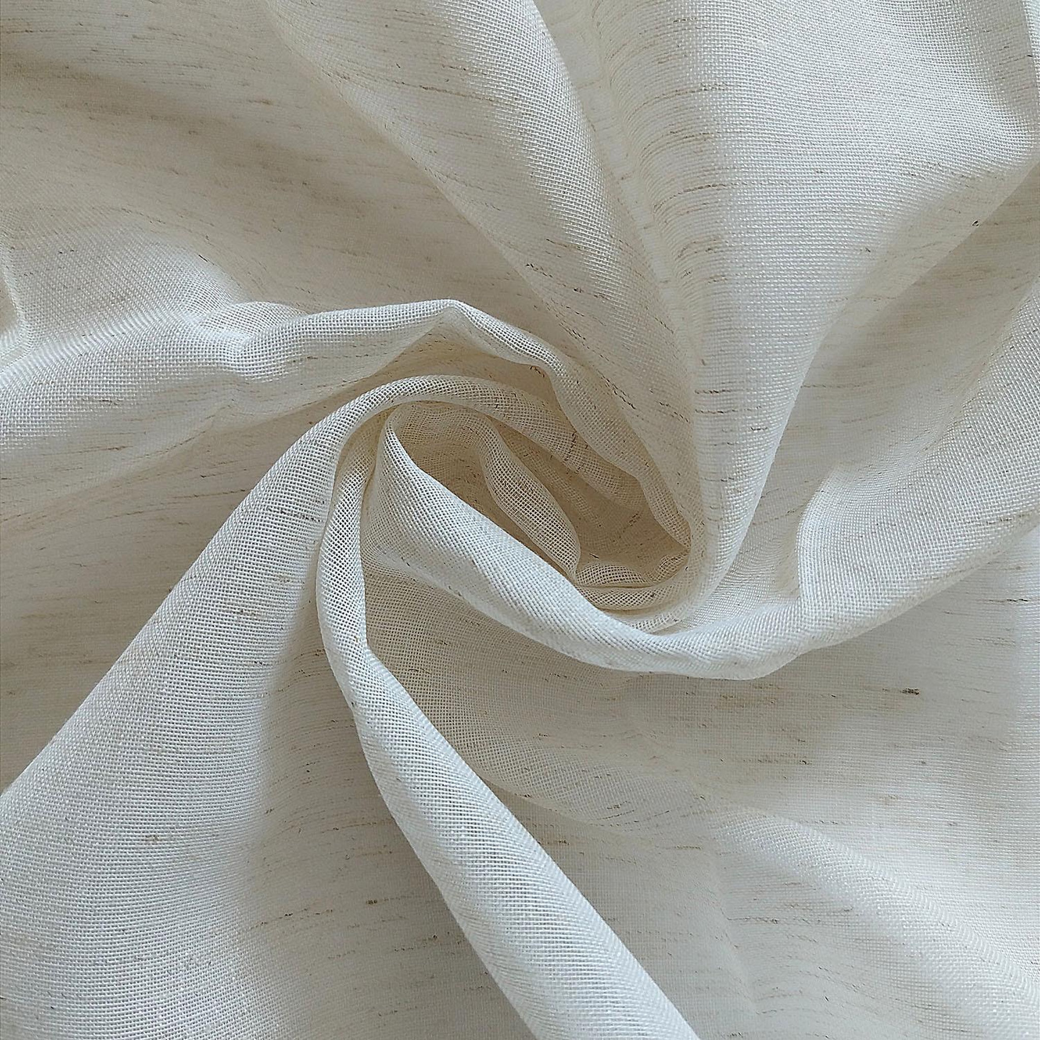 Voir la diapositive 2 : SOLEIL D'OCRE Voilage lin pour porte fenêtre LINEN, par Soleil d'Ocre