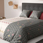 Voir la diapositive 2 : Les Ateliers du Linge Parure housse de couette 100% coton 57fils-himba black