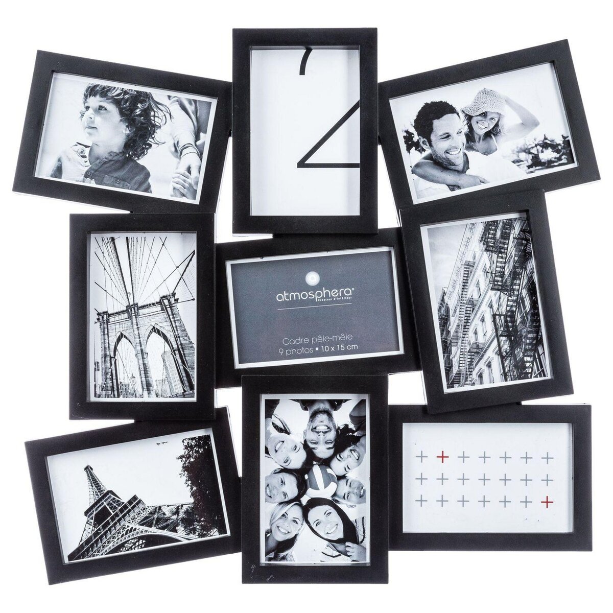 ATMOSPHERA Pêle-mêle 9 Photos Evy - 48 x 46 cm
